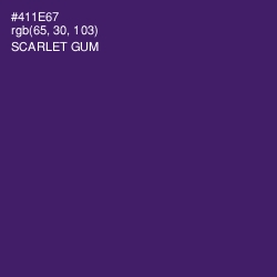 #411E67 - Scarlet Gum Color Image