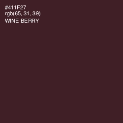 #411F27 - Wine Berry Color Image