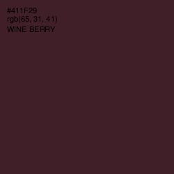 #411F29 - Wine Berry Color Image