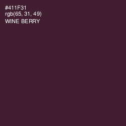 #411F31 - Wine Berry Color Image