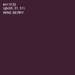 #411F33 - Wine Berry Color Image