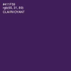 #411F59 - Clairvoyant Color Image