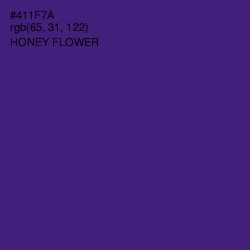 #411F7A - Honey Flower Color Image