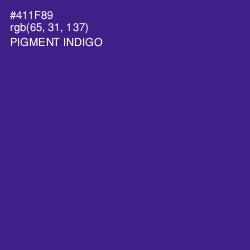 #411F89 - Pigment Indigo Color Image