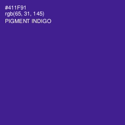 #411F91 - Pigment Indigo Color Image