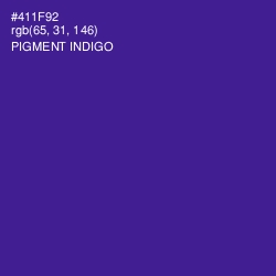 #411F92 - Pigment Indigo Color Image