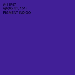 #411F97 - Pigment Indigo Color Image