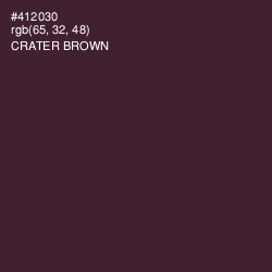 #412030 - Crater Brown Color Image