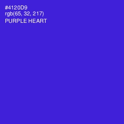 #4120D9 - Purple Heart Color Image