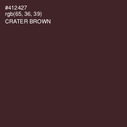 #412427 - Crater Brown Color Image