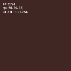 #412724 - Crater Brown Color Image