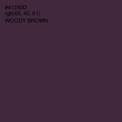 #41283D - Woody Brown Color Image