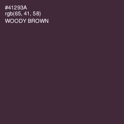 #41293A - Woody Brown Color Image