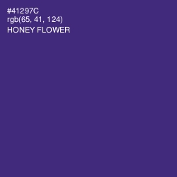 #41297C - Honey Flower Color Image