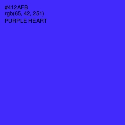 #412AFB - Purple Heart Color Image