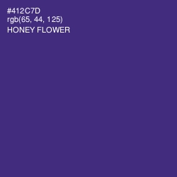 #412C7D - Honey Flower Color Image