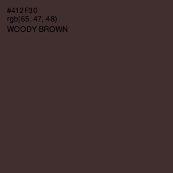 #412F30 - Woody Brown Color Image