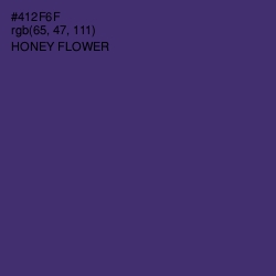 #412F6F - Honey Flower Color Image