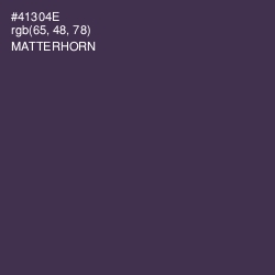 #41304E - Matterhorn Color Image