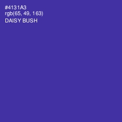 #4131A3 - Daisy Bush Color Image