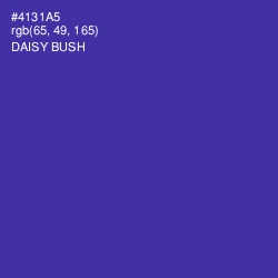 #4131A5 - Daisy Bush Color Image