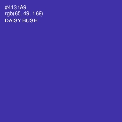 #4131A9 - Daisy Bush Color Image