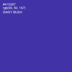 #4132A7 - Daisy Bush Color Image