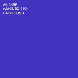 #4134BE - Daisy Bush Color Image