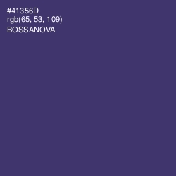 #41356D - Bossanova Color Image