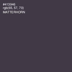 #413946 - Matterhorn Color Image
