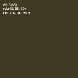 #413A23 - Lisbon Brown Color Image