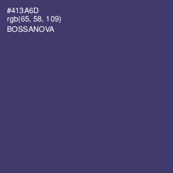 #413A6D - Bossanova Color Image