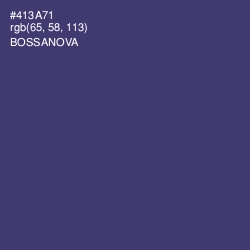#413A71 - Bossanova Color Image