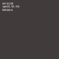 #413C3B - Masala Color Image