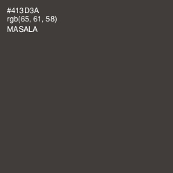 #413D3A - Masala Color Image