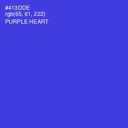 #413DDE - Purple Heart Color Image