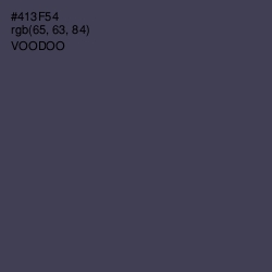 #413F54 - Voodoo Color Image