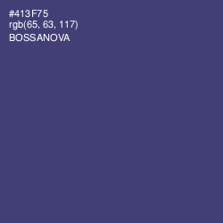 #413F75 - Bossanova Color Image