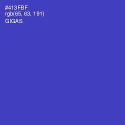 #413FBF - Gigas Color Image