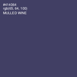 #414064 - Mulled Wine Color Image