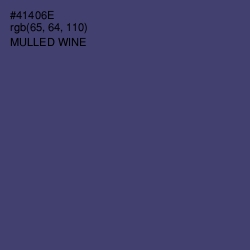 #41406E - Mulled Wine Color Image