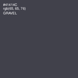 #41414C - Gravel Color Image