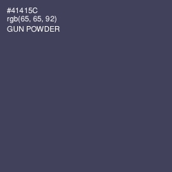 #41415C - Gun Powder Color Image