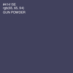 #41415E - Gun Powder Color Image