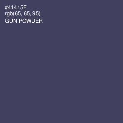 #41415F - Gun Powder Color Image