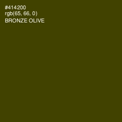 #414200 - Bronze Olive Color Image