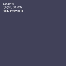 #414259 - Gun Powder Color Image