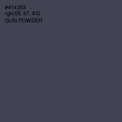 #414353 - Gun Powder Color Image