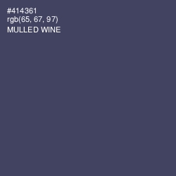 #414361 - Mulled Wine Color Image