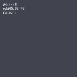 #41444E - Gravel Color Image